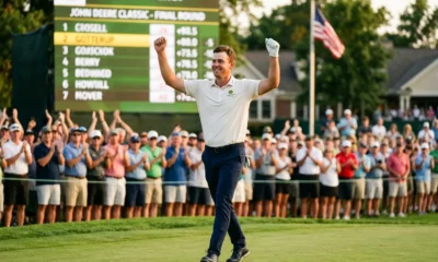 Chris Gotterup winning the 2026 John Deere Classic at TPC Deere Run