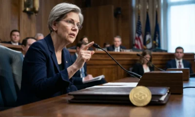 Coinbase executive Faryar Shirzad clashes with Senator Elizabeth Warren over CLARITY Act