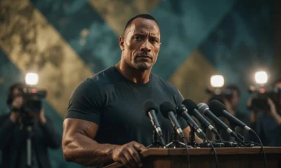 Dwayne Johnson politics silence Wil Wheaton coward