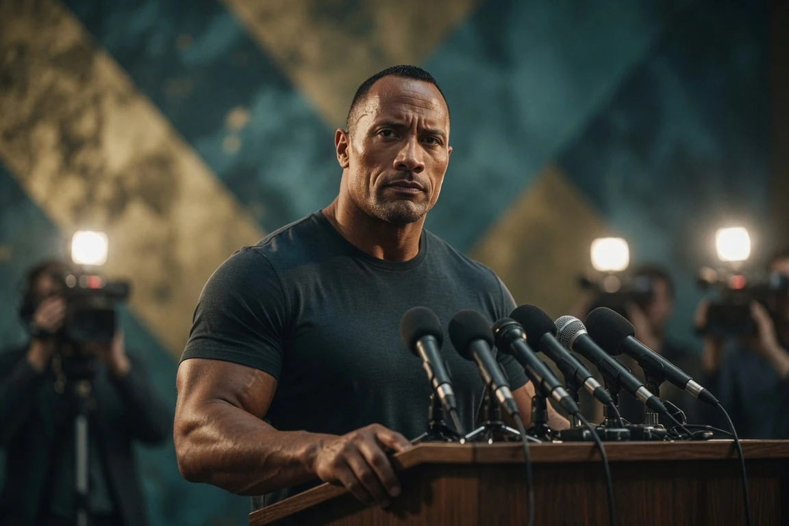 Dwayne Johnson politics silence Wil Wheaton coward