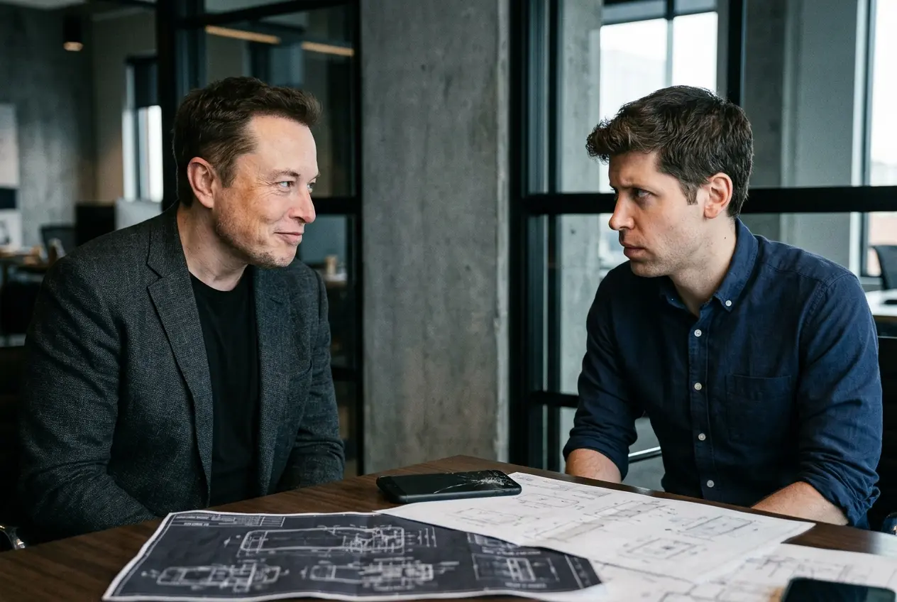 Elon Musk Sam Altman feud Apple OpenAI lawsuit reaction
