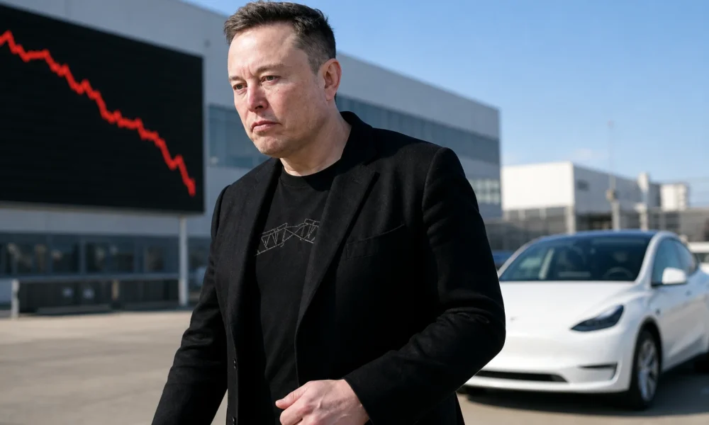 Elon Musk Tesla SpaceX stock plunge short sellers billion profit