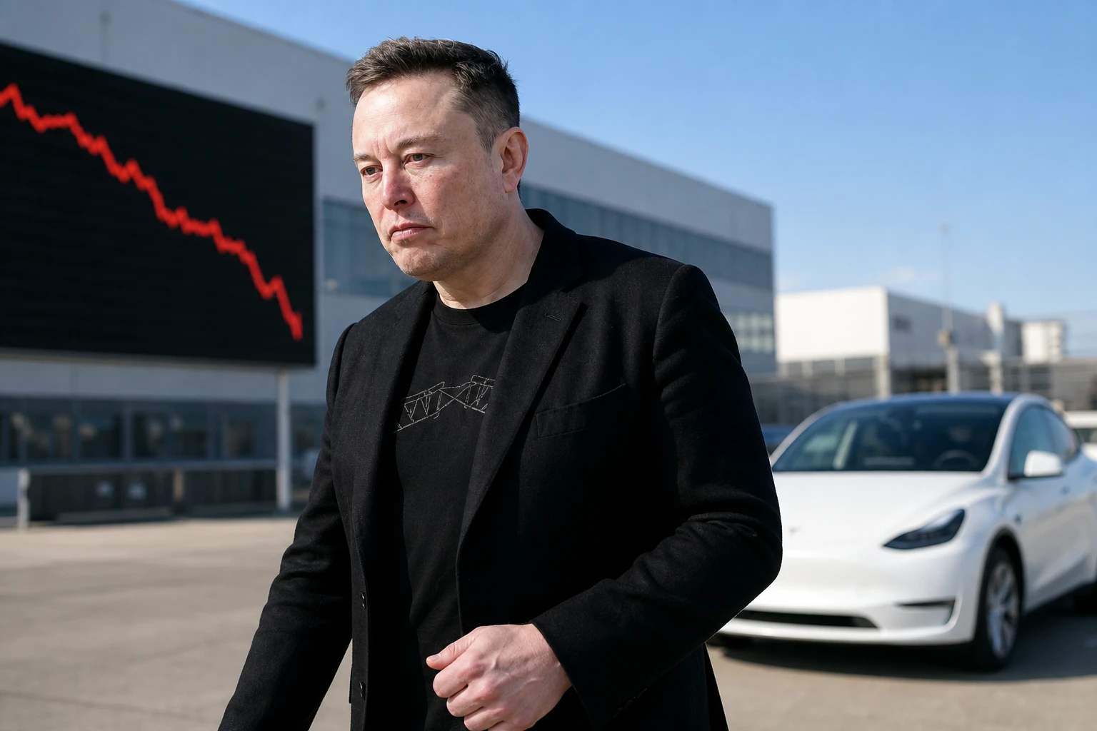 Elon Musk Tesla SpaceX stock plunge short sellers billion profit