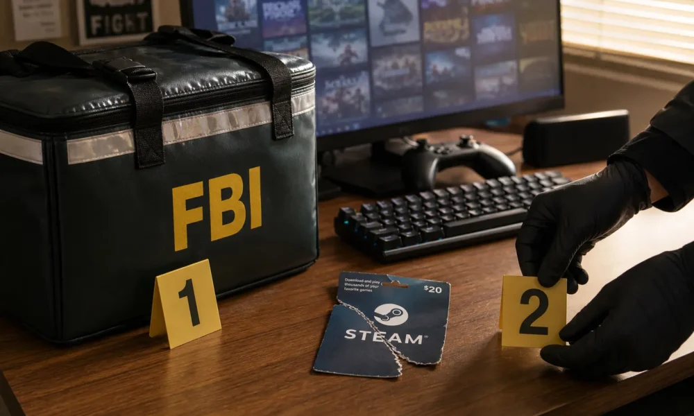 FBI arrests Florida student Zyaire Wilkins Steam malware crypto theft