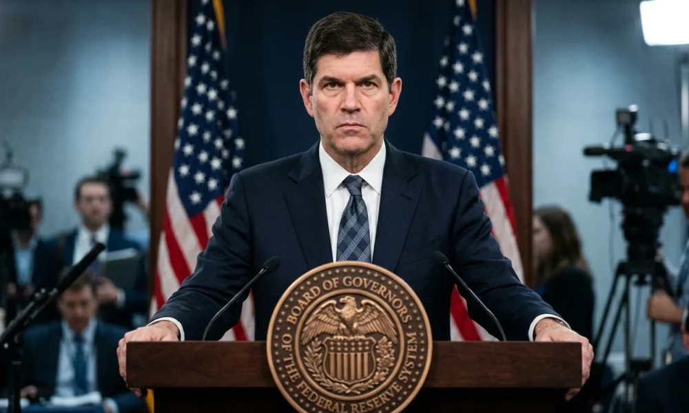 Federal Reserve stagflation risk in Warsh's first FOMC meeting