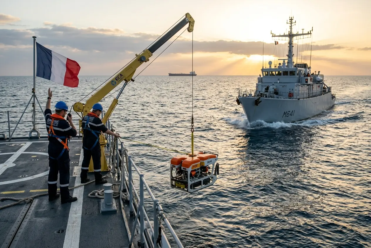 France minehunters Strait of Hormuz deployment