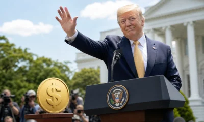 GENIUS Act first anniversary Trump USD1 stablecoin Clarity Act stall