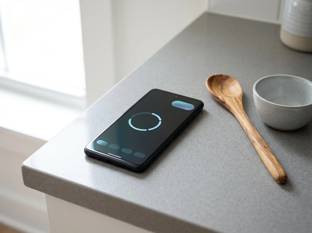 Google Clock Live Updates timer on always-on display