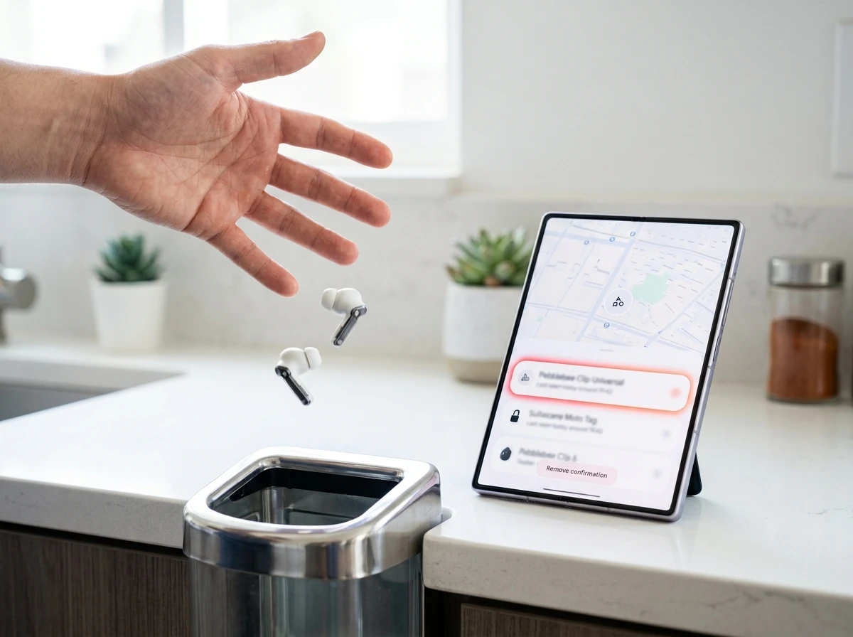 Google Find Hub remove old Bluetooth headphones earbuds update