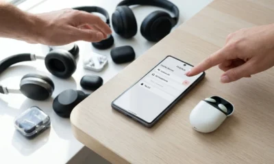 Google Find Hub remove old headphones earbuds accessories update