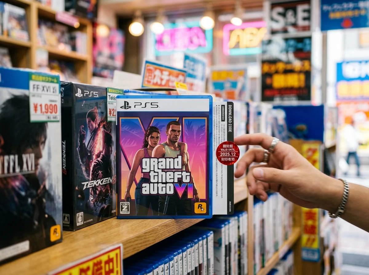 GTA 6 PS5 download code expiration Japan 170 days