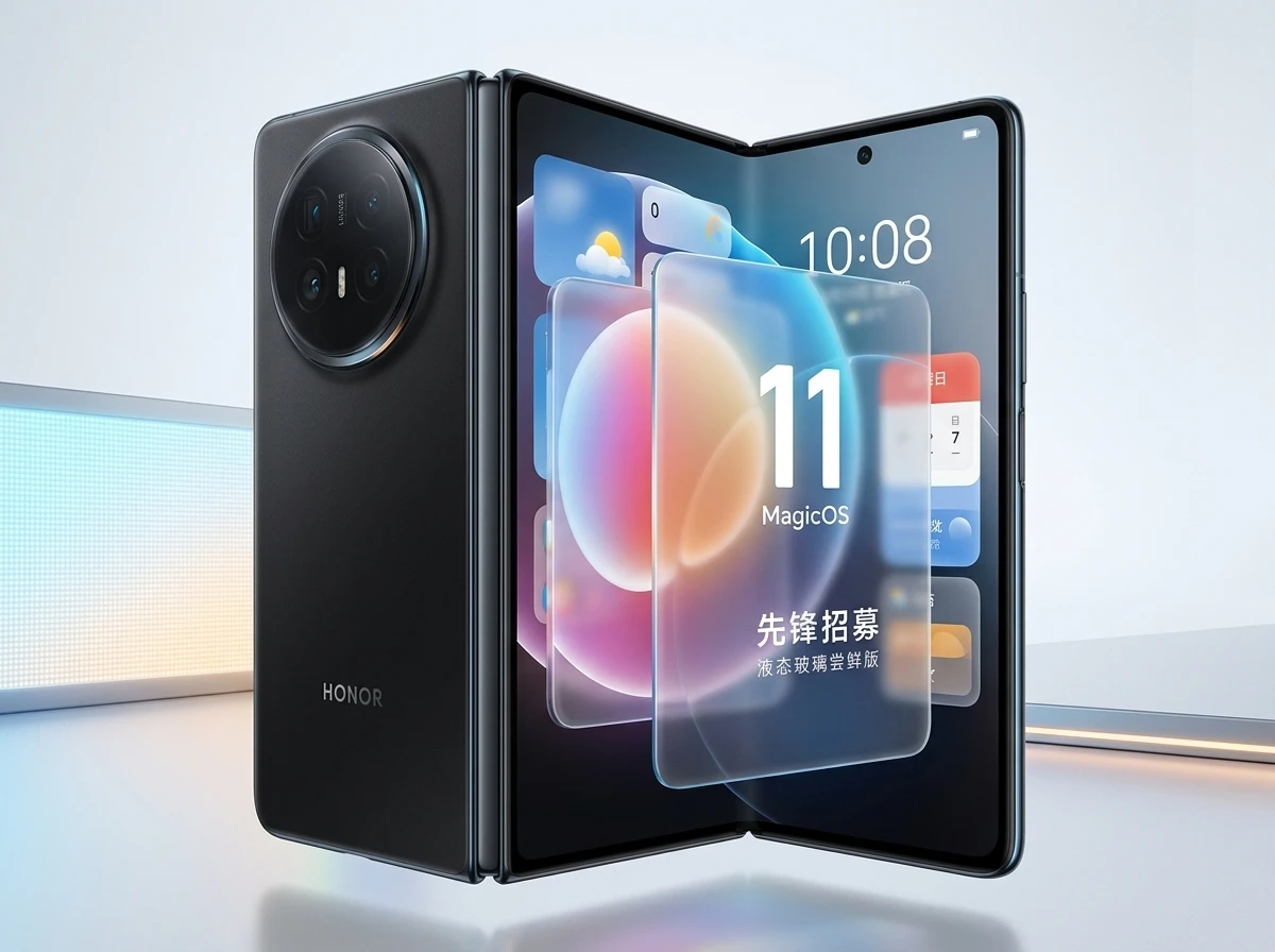 HONOR MagicOS 11 Liquid Glass UI August 6 launch teaser