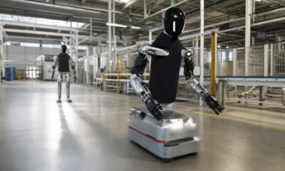Humanoid UK robotics startup wheeled robot Series A funding valuation