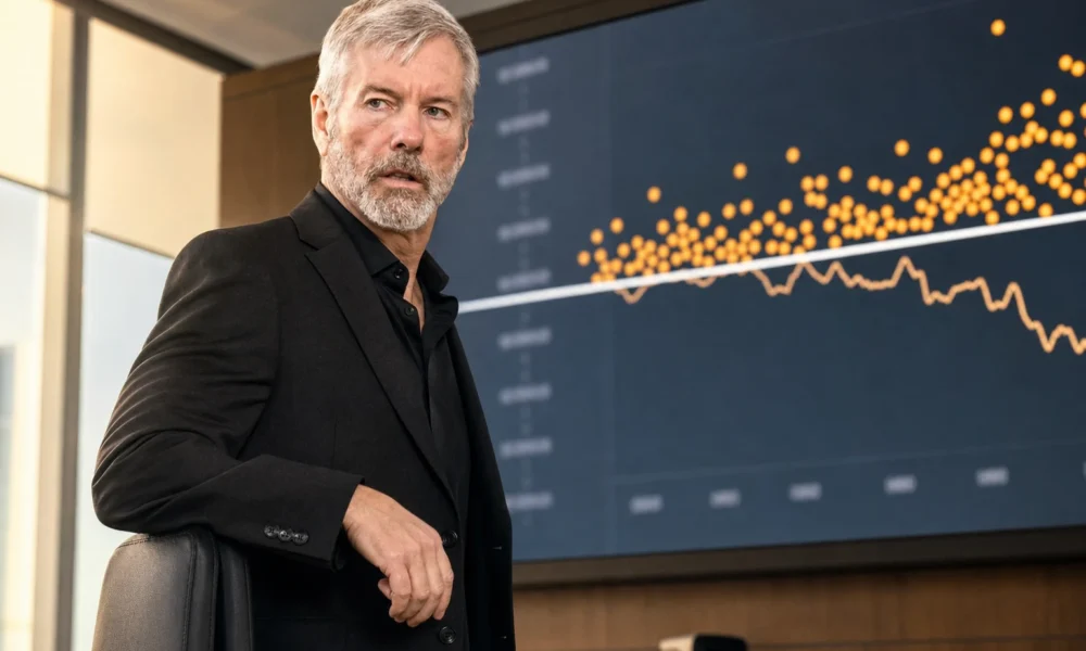 Michael Saylor Strategy Bitcoin Orange Dots chart buy or sell