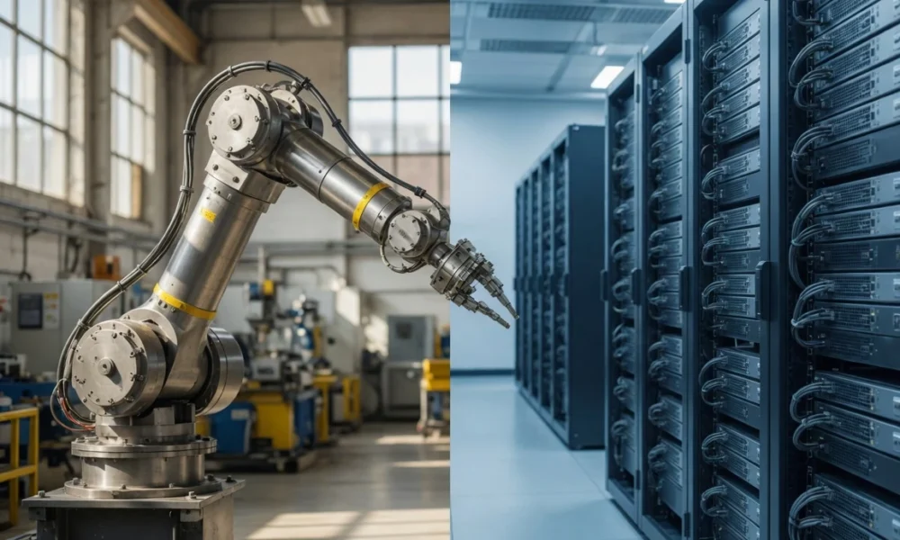 microagi Google Cloud NVIDIA Blackwell robotics AI partnership Europe
