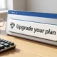 Microsoft Office Upgrade your plan button title bar subscribers