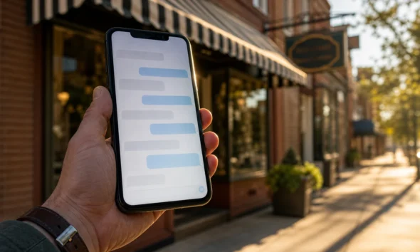 Pie AI startup funding Main Street small business search visibility