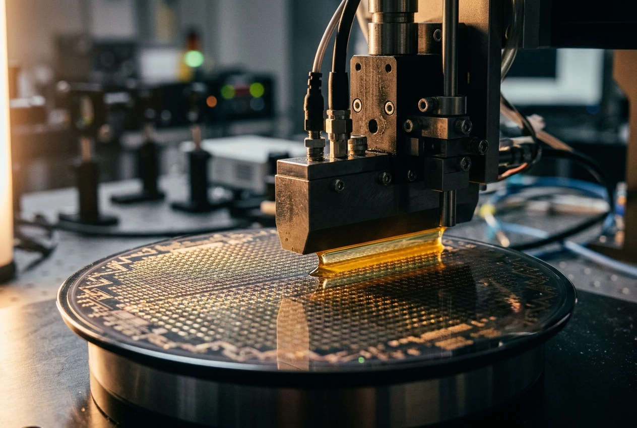 Pixel-Flo MicroLED slot-die mass transfer wafer
