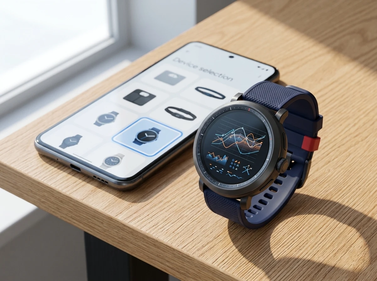 Pixel Watch 5 listed in Google Health app device select