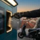 Pollen electric motorcycle battery swap station Lisbon Portugal launch
