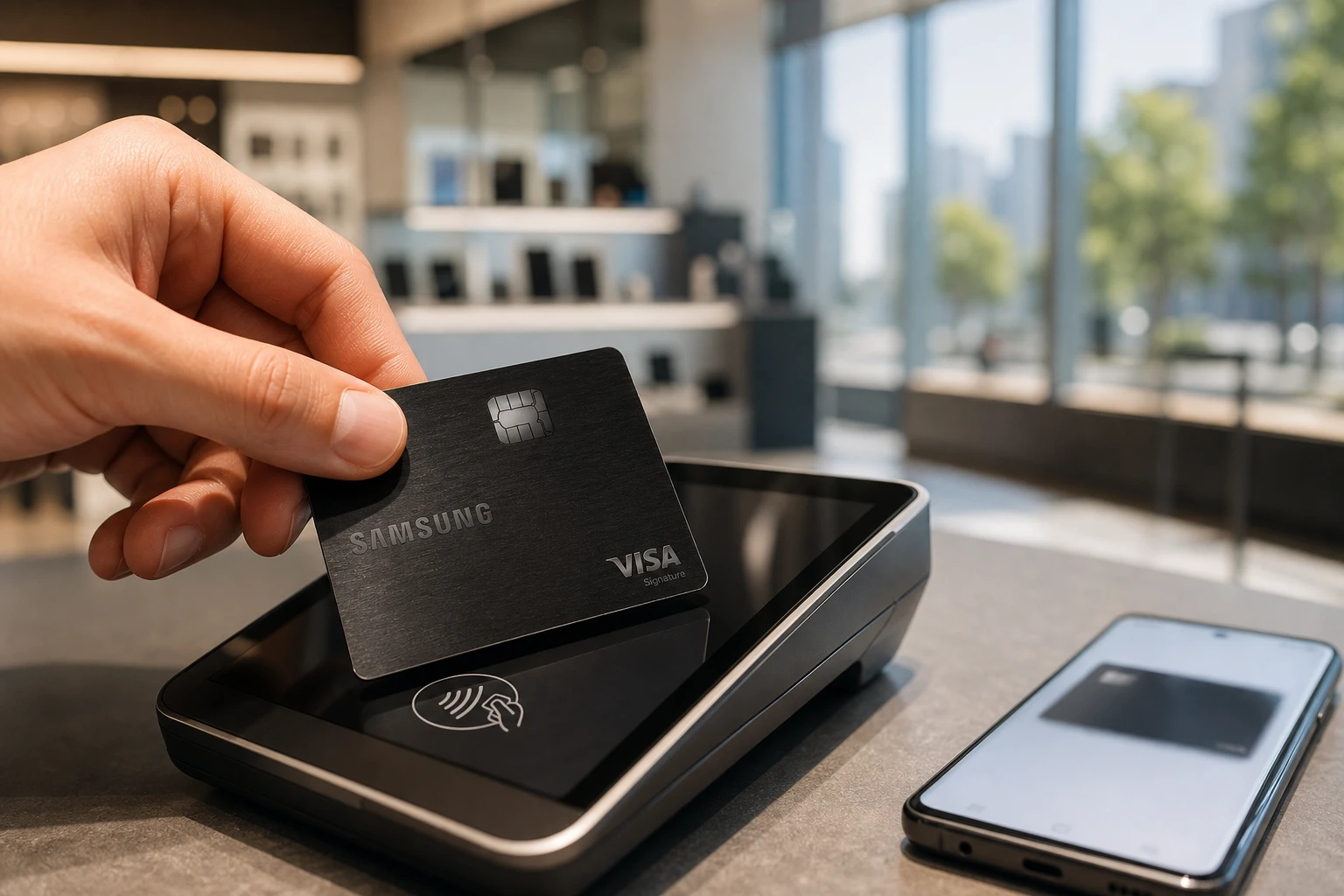 Samsung Galaxy Card Barclays Visa credit card cash back launch