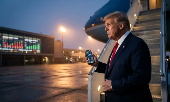 Trump Iran ceasefire Truth Social post Bitcoin market reaction