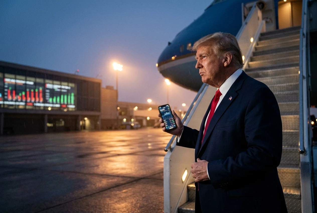 Trump Iran ceasefire Truth Social post Bitcoin market reaction