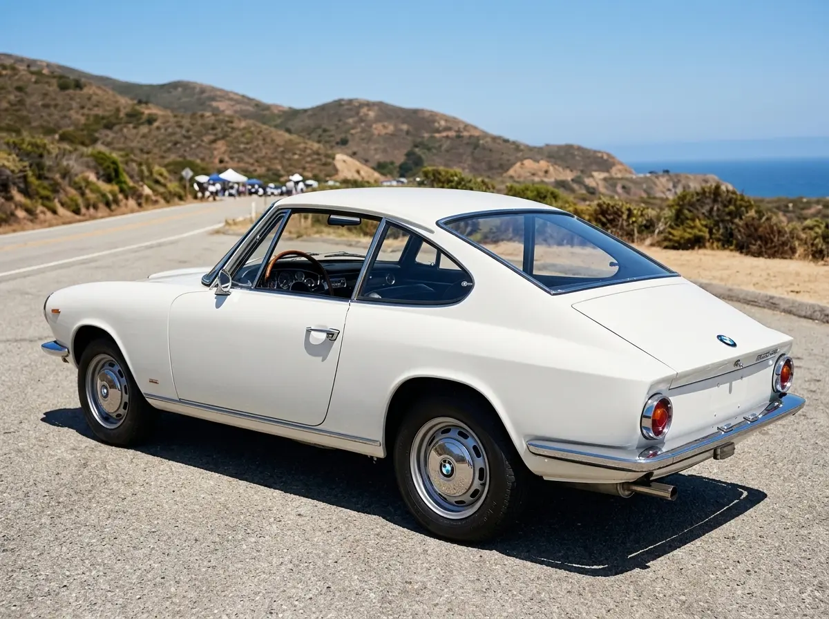 1968 BMW 1600 GT Chamonix white BaT auction coupe