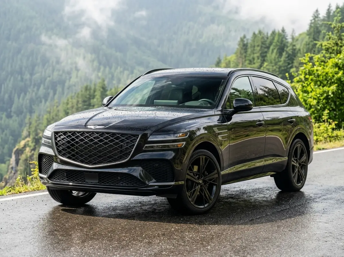 2026 Genesis GV80 Coupe Prestige Black luxury SUV exterior