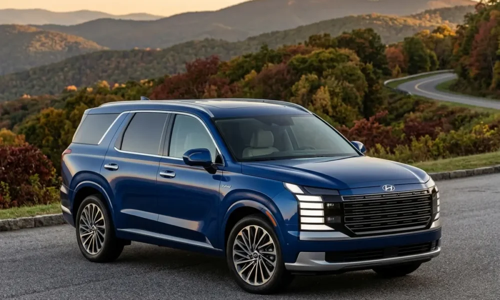 2026 Hyundai Palisade Hybrid Calligraphy three-row SUV range