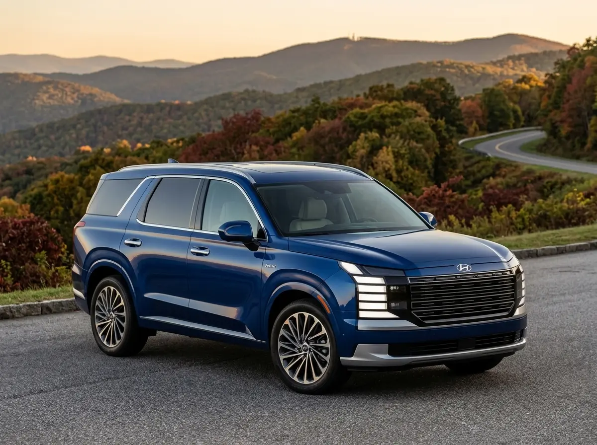 2026 Hyundai Palisade Hybrid Calligraphy three-row SUV range