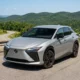 2026 Lexus RZ 550e F Sport gray electric SUV range