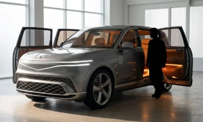 2027 Genesis GV90 Neolun coach doors heated floor flagship EV