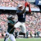 A.J. Brown Patriots catch against Eagles joint practice 2026