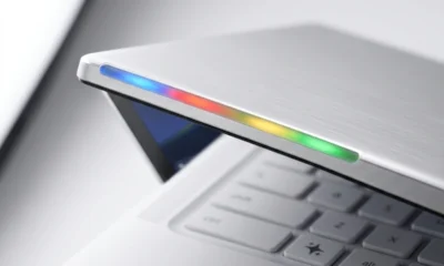 Acer Googlebook 14 Moonstone GP714 OLED lid Glow Bar