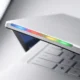 Acer Googlebook 14 Moonstone GP714 OLED lid Glow Bar