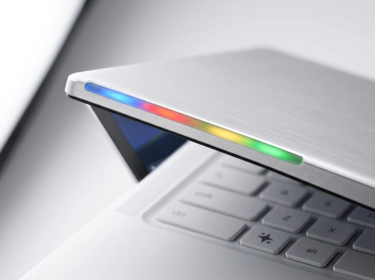 Acer Googlebook 14 Moonstone GP714 OLED lid Glow Bar
