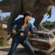 Anne Hathaway shotgun dinosaur End of Oak Street suburban attack