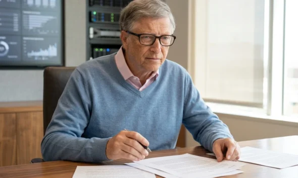 Bill Gates AI essay human reserved jobs and token tax warning