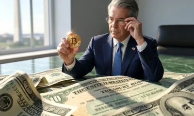 Bitcoin price surge Treasury Bessent bond buyback TGA cash