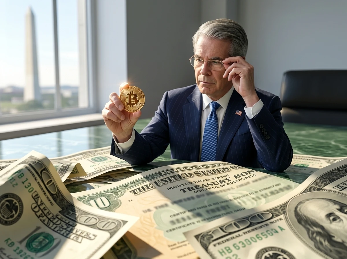 Bitcoin price surge Treasury Bessent bond buyback TGA cash