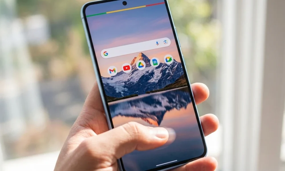 Chrome Android new tab page customization themes backgrounds
