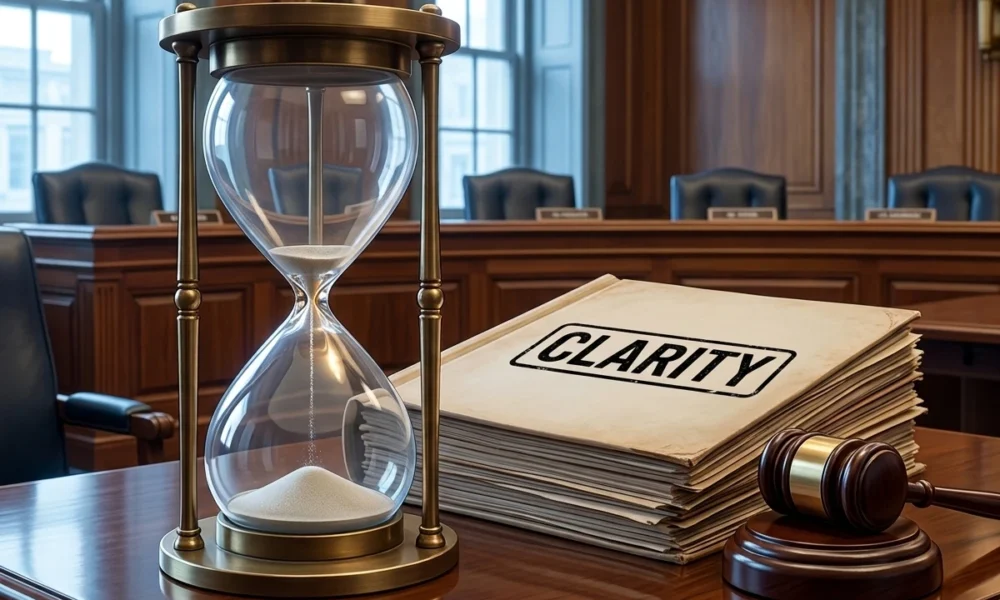 CLARITY Act Senate cloture September ethics deadline clock