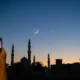 crescent moon Venus Sharjah sky greatest elongation August