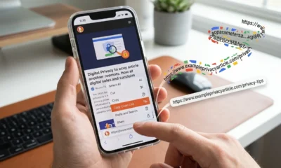 DuckDuckGo iPhone Copy Clean Link stripping URL trackers