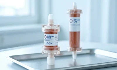 Efferon NEO pediatric sepsis hemoadsorption cartridge CE mark