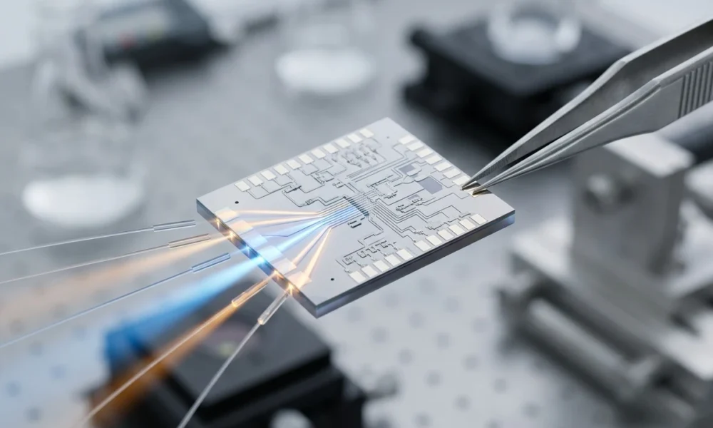 European photonics scaleups integrated optical chips AI data centers