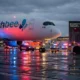 French Bee A350 nose wheel Montreal Trudeau pushback accident scene