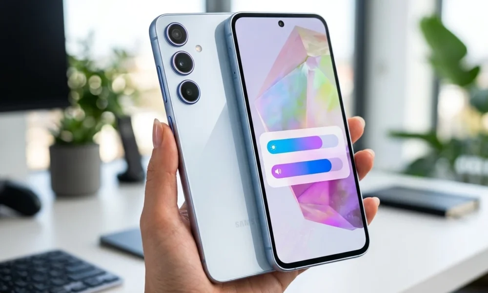 Galaxy A35 One UI 9 beta firmware Korean servers update