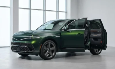 Genesis GV90 Neolun coach doors stone panels premium EV details